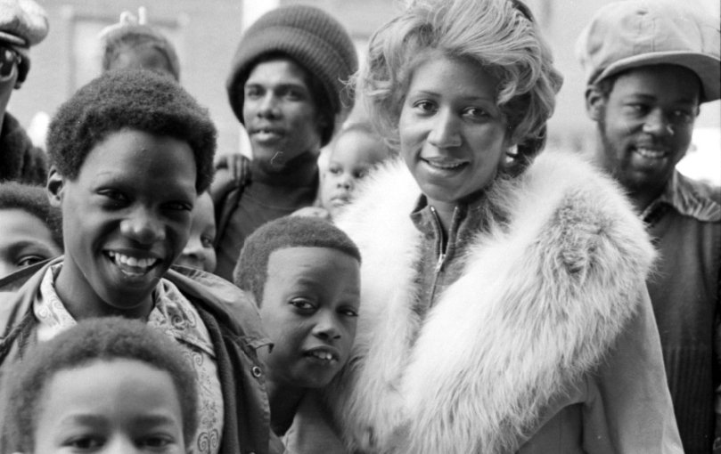 Aretha Franklin at New Bethel Baptist Church in Detroit