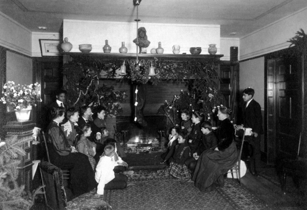 Christmas Eve with the family of John Harvey Kellogg