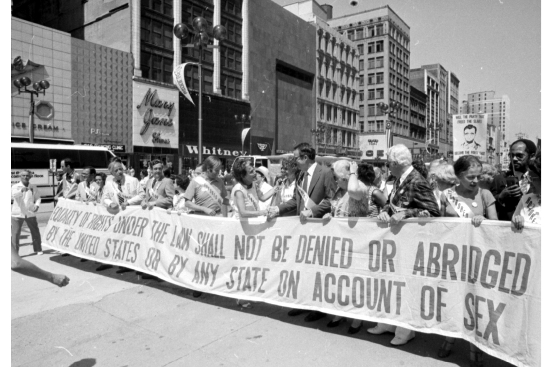 Equal Rights Amendment (ERA) March, Cobo Hall