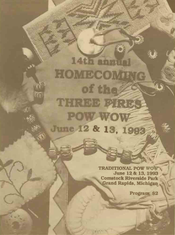 Homecoming of the Three Fires Pow Wow Program