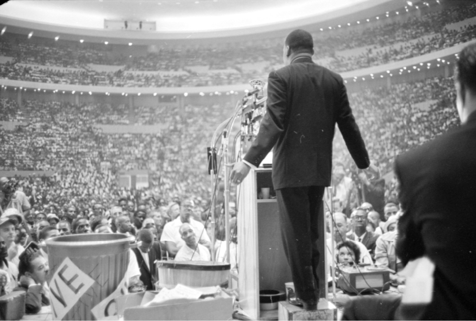 Martin Luther King, Jr. speaks at Cobo Hall