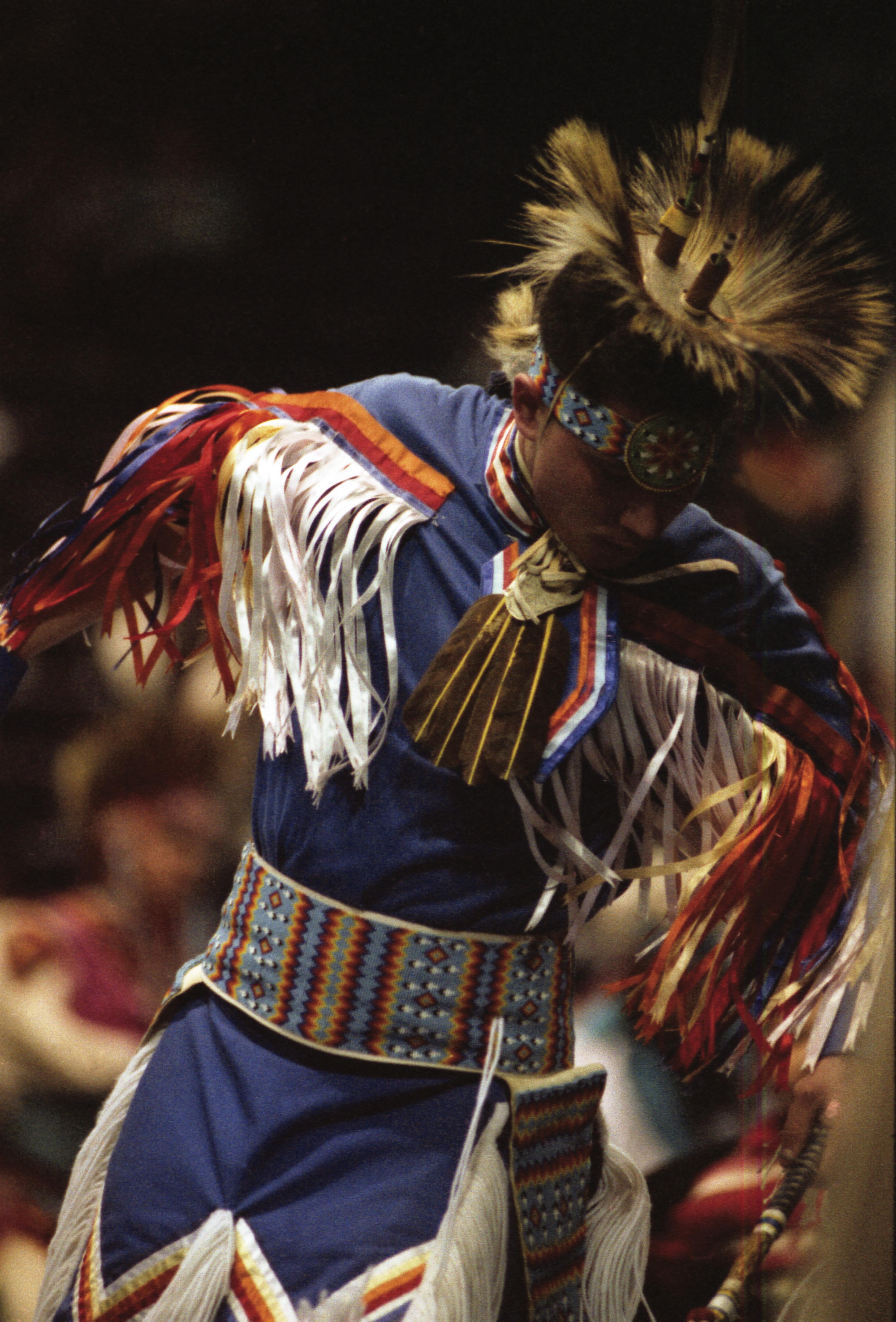 Traditional Dancer at the Dance for Mother Earth Powwow