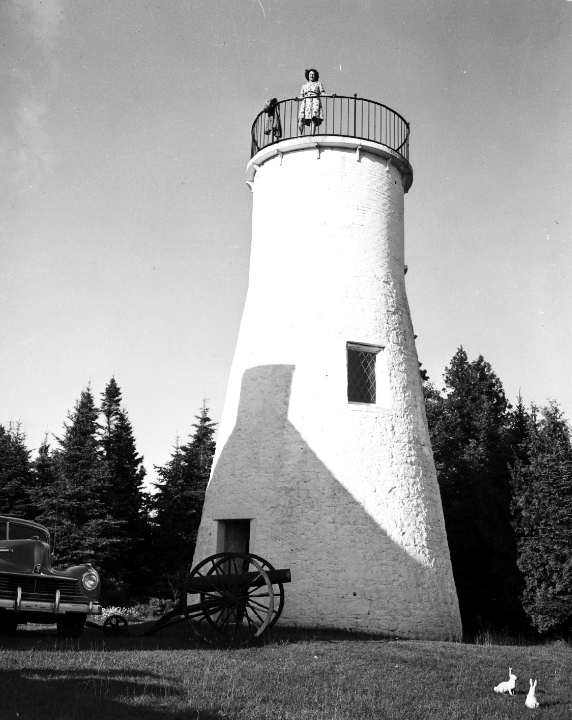 The old Presque Isle Lighthouse