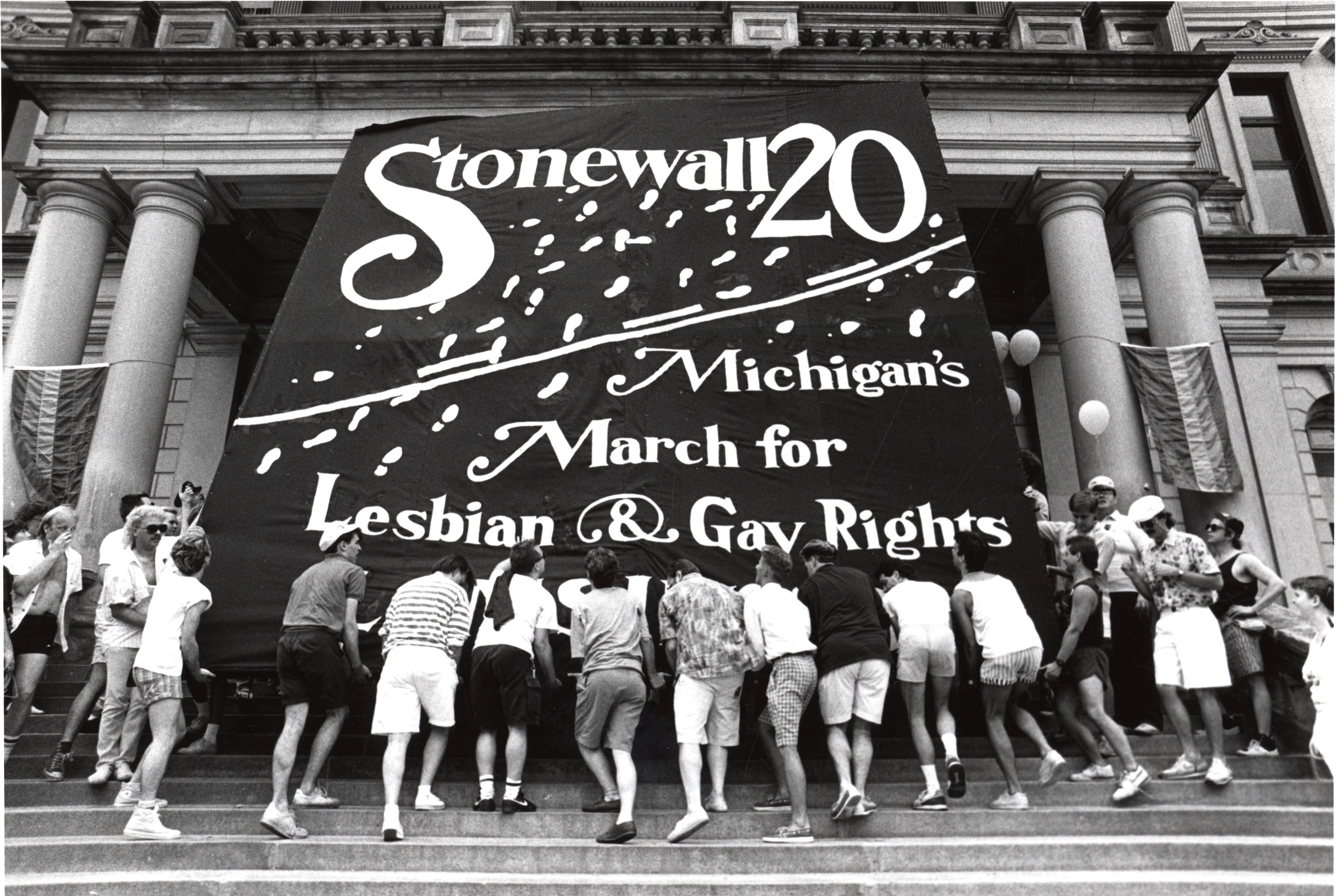 Stonewall 20 March for Lesbian & Gay Rights